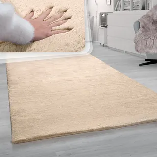 Paco Home Rabbit 780 Fellteppich 140 x 200 cm beige