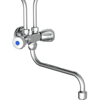 Schütte Spültischarmatur Zweigriffarmatur Chrom