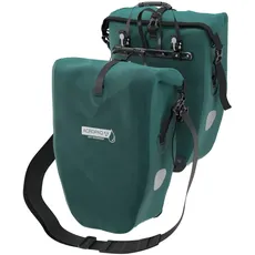 ACROPAQ Große Fahrradtasche für Gepäckträger - schnelles An- & Abbringen, 100% Wasserdicht, 25 L Volumen, Mit Schultergurt und Tragegriff - Storm