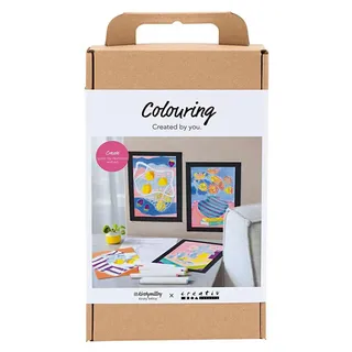 Creativ Company Hobbyset Malen nach Zahlen mit Alkoholmarkern kreativ