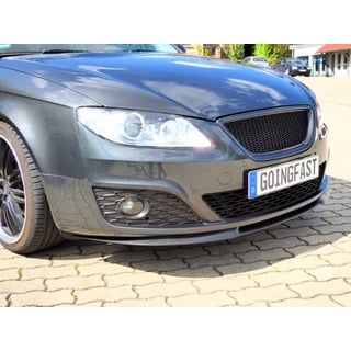 Cup Front Spoiler Lippe Schürze Ansatz ABS Lackierbar Schwarz