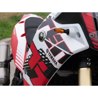 Uniracing Yamaha XT 700 Z Ténéré, Dekor-Set - Schwarz/Rot/Weiß