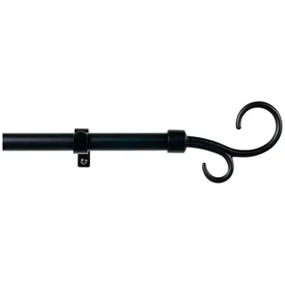 Stor Planet Gardinenstange 110-200 Cm - Black - One Size