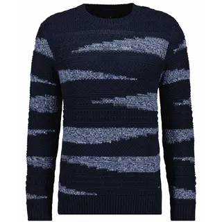 RAGMAN Rundhalspullover, blau