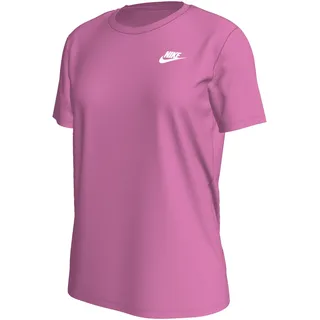 Nike Damen T-Shirt Sportswear Club Essentials DX7902-527 M - Dusty Amethyst - M