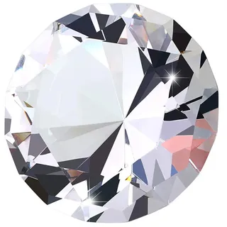 BSTKEY 100 mm Kristall Diamant Briefbeschwerer - Glasornament für Fotografie, Hochzeitsfeier Dekoration, Funkelnde Dekorationen mit Sonnenlichtreflexion