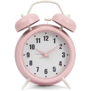 Fisura Analoger Wecker rosa