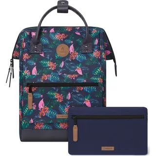 CABAIA Freizeitrucksack Rucksack mit Laptopfach Adventurer All Over Backpack 18L Oran dunkelblau - Dunkelblau