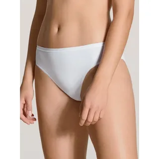 CALIDA Bikinislip »Eco Sense«, Regular-Cut, elastisch, Single Jersey, flacher Bund, cleaner Look, weiß