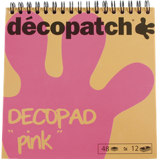 Décopatch, Bastelpapier, Decopatch-Papier 15 x 15 cm 48 Blatt (20 g/m2, 1 x)