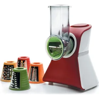 Lacor - Elektrische Mandolina 6 Cortes in 1 - Rot