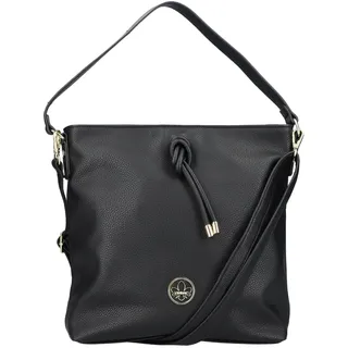 Damen H1514 Hobo Bag, Schwarz