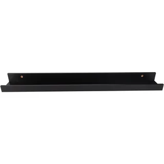 Queence Wandregal Bilderleiste 70 x 9 x 5 cm Schwarz