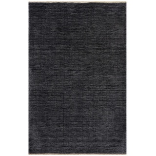 Cazaris Orientteppich , Grau , Textil , Uni , rechteckig , 80x300 cm , Care & Fair, AZO-frei , Teppiche Und Böden, Teppiche, Orientteppiche