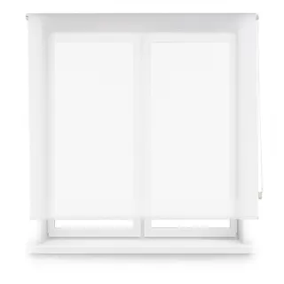 Blindecor Premium Verdunkelungsrollo nach Maß | Farbe Weiß | Rollo 120 x 240 cm (Breite x Höhe) Stoffgröße 117 x 235 cm | Rollo Rollo Rollo mit 38 mm Rohr, robuster und eleganter