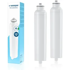 Wessper Kühlschrank Wasserfilter, Filter Kompatibel mit kuehlschrank LG GCD247, GRP247,GC-D247, GWS603, Ersatz Wasser Filtern M7251242FR-06, ADQ32617703-2 Stück