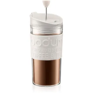 Bodum Travel Press Weiß/Transparent 0,35 l