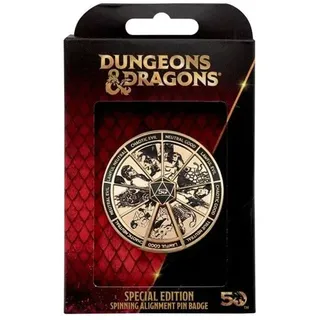 FaNaTtik Dungeons & Dragons 50th Anniversary Antique Gold Spinner