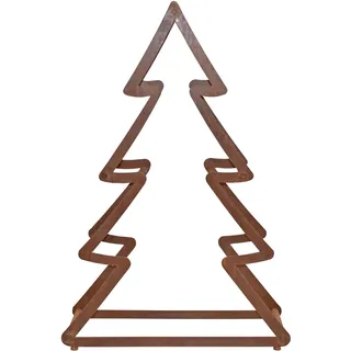 Hofmann Living And More Dekobaum Weihnachtsbaum rostbraun 95 cm