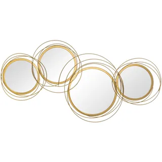 Homcom Spiegel-Set 4 x 56 x 107 cm Gold