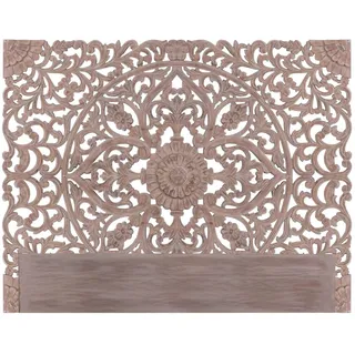 Menzzo Serena Kopfteil Bett 180cm aus Holz Braun