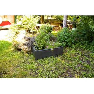 KHW Pflanzkübel 100 x 43 cm Grau