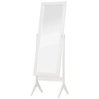 Homcom Standspiegel 46 x 148 cm Weiß