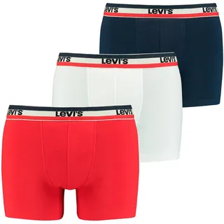 Levi's Herren Boxershorts Sportswear Logo Boxer Brief, 3Pack