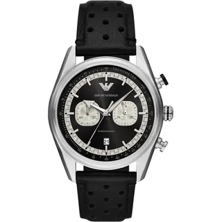 Emporio Armani Herrenuhr Emporio Armani Racer Chronograph Emporio-AR11635 - Silber