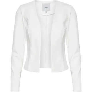 ICHI IHKATE SHORT BL Damen Blazer Kurzblazer Jacke Kurzblazer mit Stretch, Größe:L, Farbe:Cloud Dancer (114201)