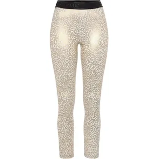 LASCANA ACTIVE Funktionsleggings Damen weiß, gold Gr.XS (32/34)