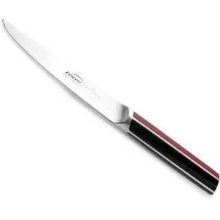 LACOR - 38221 - Elite Filetiermesser, Edelstahl, konische Schleifkante, rutschfester Griff, scharf & widerstandsfähig, Handreinigung, geeignet für jede Art von Fleisch und Fisch, 20 cm