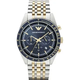 Emporio Armani AR6088 Herren-Armbanduhr, Gold / Edelstahl-Gehäuse, Metall-Armband