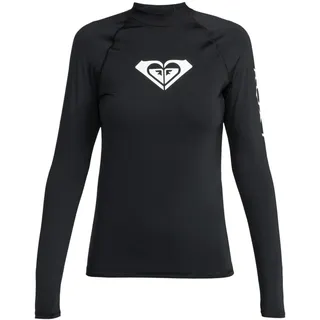 Sporttop ROXY "Whole Hearted", Damen, Gr. XXL, grau (anthrazit), Obermaterial: 84% Microfaser, 16% Elasthan;, Tops Sporttop