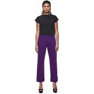 Pepe Jeans Damen Retro Farbige Hose lila W26 - Violett