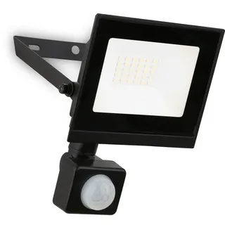 Briloner LED Strahler Außen Fluter 20 W 11x17x4 cm 1 Stück Schwarz