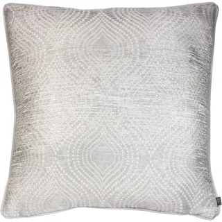 Prestigious Textiles Radiance Feather Filled Cushion, Polyester, Viscose, Chrome