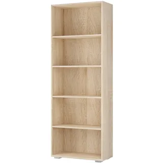 CASARIA Bücherregal Vela 190 x 60 x 28 cm Braun
