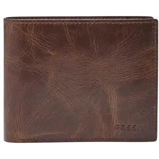 Fossil Derrick RFID Coin Pocket dark brown