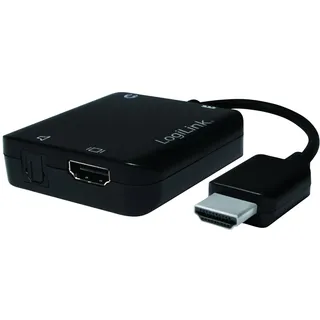 Logilink CV0106, 4K x 2K HDMI Audio Extractor Converter, um Video- + Audiospuren zu trennen und über Ihr Heimkino, Audioanlage zu genießen
