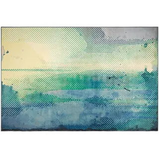 Beliani Kurzflor-Teppich Susuz 200/140 cm , Multicolor , Kunststoff , Abstrakt , Rechteckig , 140x200 cm , Teppiche und Böden, Teppiche, Orientteppiche