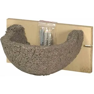 CJ Wildlife Nistkasten Holzbeton Einzelnest Grau 20 cm x 13 cm x 4 cm