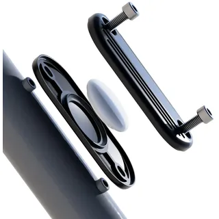 Steinweber AirBell® Fahrrad-Halterung für Apple AirTag, Doppelpack, für Flaschenhalter Aufnahme, Inkl. Edelstahl Schrauben & Inbus Werkzeug