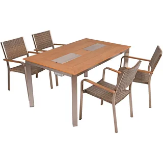 Garden Pleasure Florence Set 5-tlg. Beige