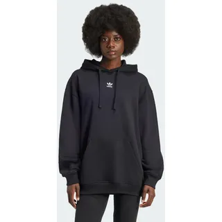 adidas Essentials Loose Fleece Kapuzenpullover Black / Black 2XS