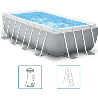 INTEX Pool-Set Prism Frame Rechteckig 400x200x100 cm