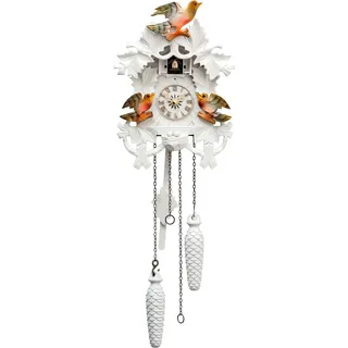 Engstler - 625/3_QM - Kuckucksuhr - Quarz - Nussbaum - mit Musik - 26 cm