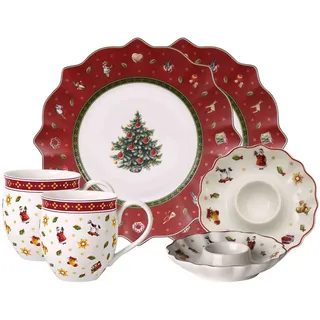 Villeroy & Boch Frühstücks-Set Toy's Delight 6-tlg. rot