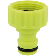 Amig - Adapter für Wasserhahnverbindung mit Schlauch | 3/4" | Schnelle und einfache Verbindung für Gartenschläuche | ABS-Kunststoff | Pistaziengrün