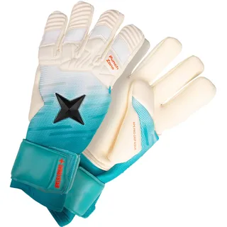 derbystar Herren Aqua v23 Handschuhe, Weiss Türkis Schwarz, 10.5